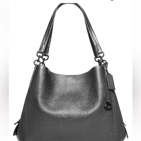 Coach Metallic Leather Dalton 31 Shoulder Bag - Picture 15 of 15